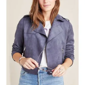 13 Reasons Why Season 4 Jessica Davis Grey Moto Jacket