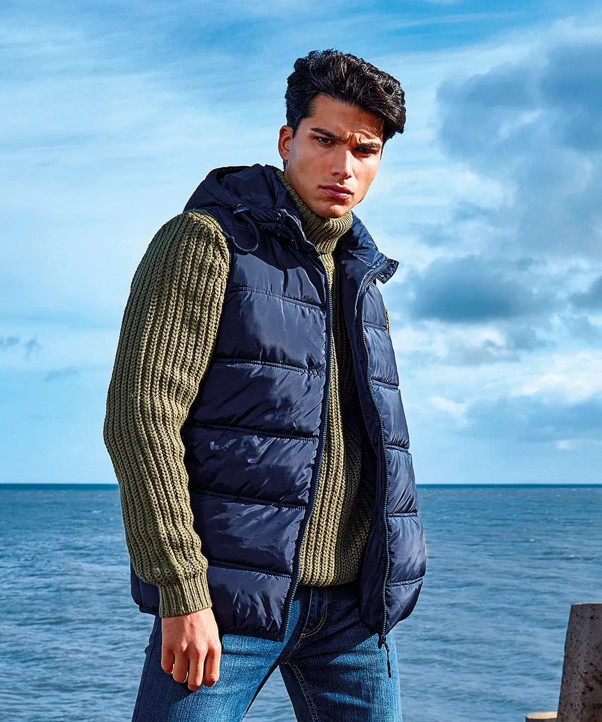 Black - Bryher recycled bodywarmer