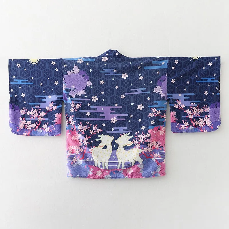 Blossom Sakura Deer Kimono Outerwear