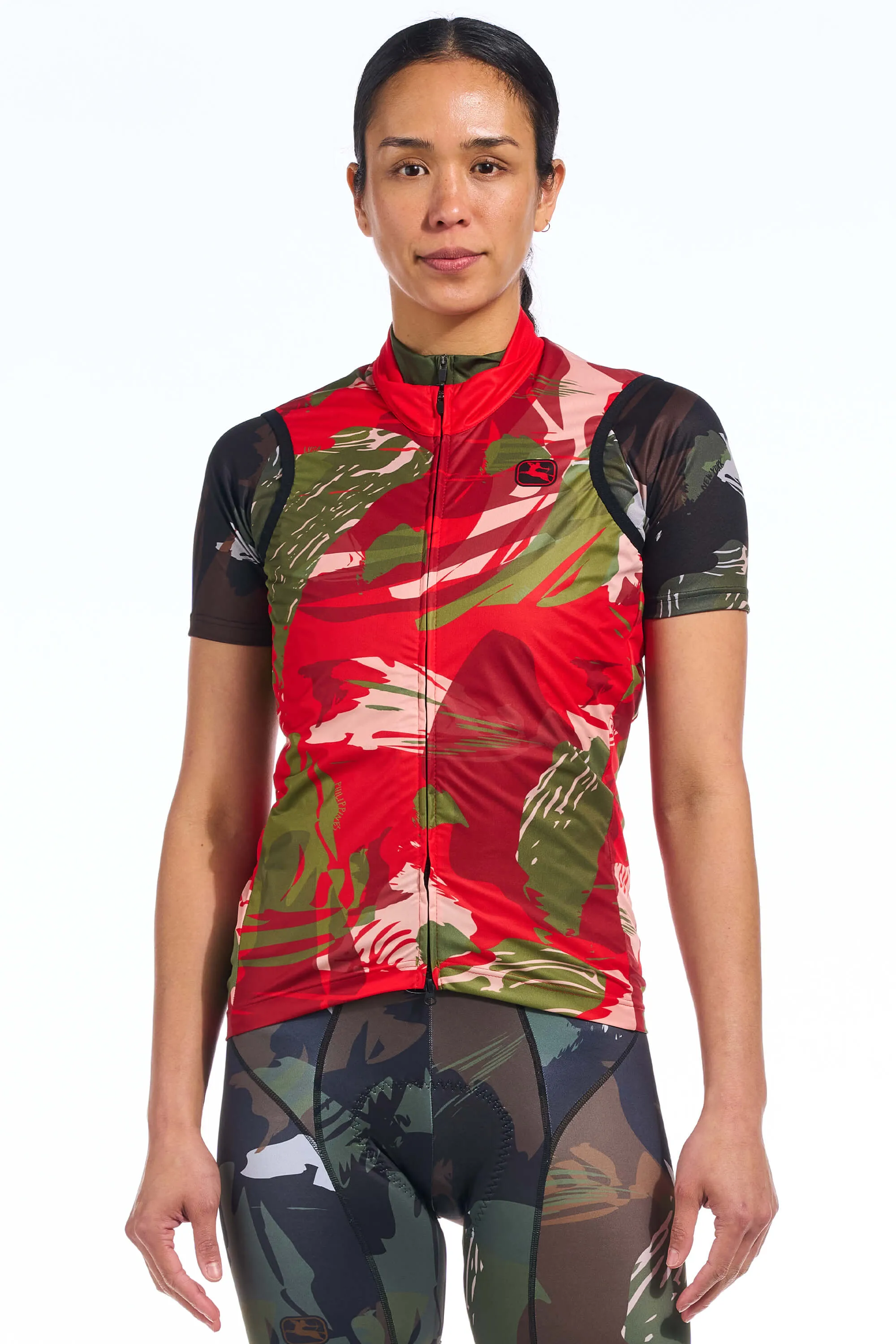 Brushstroke Camo Wind Vest