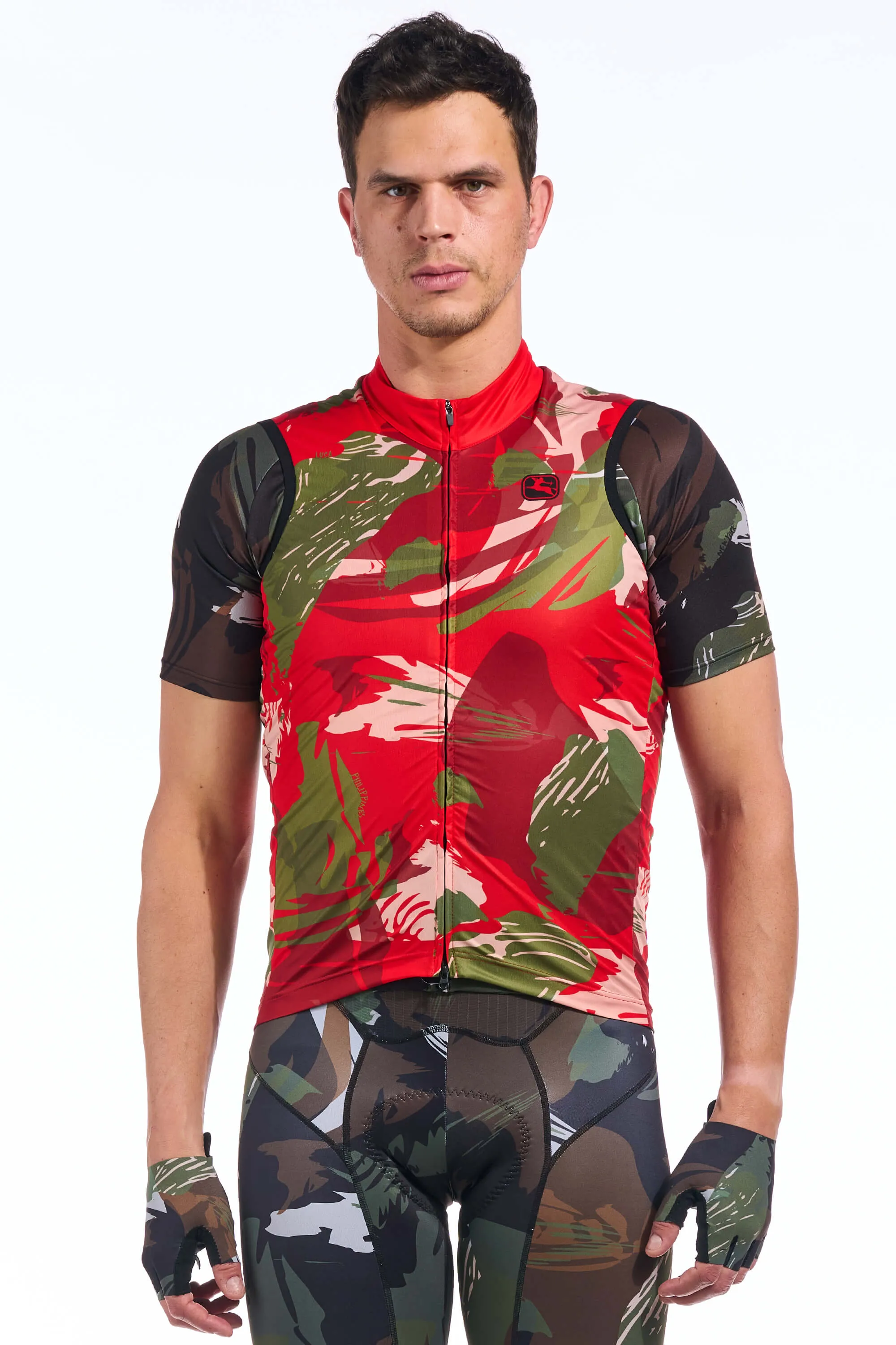 Brushstroke Camo Wind Vest