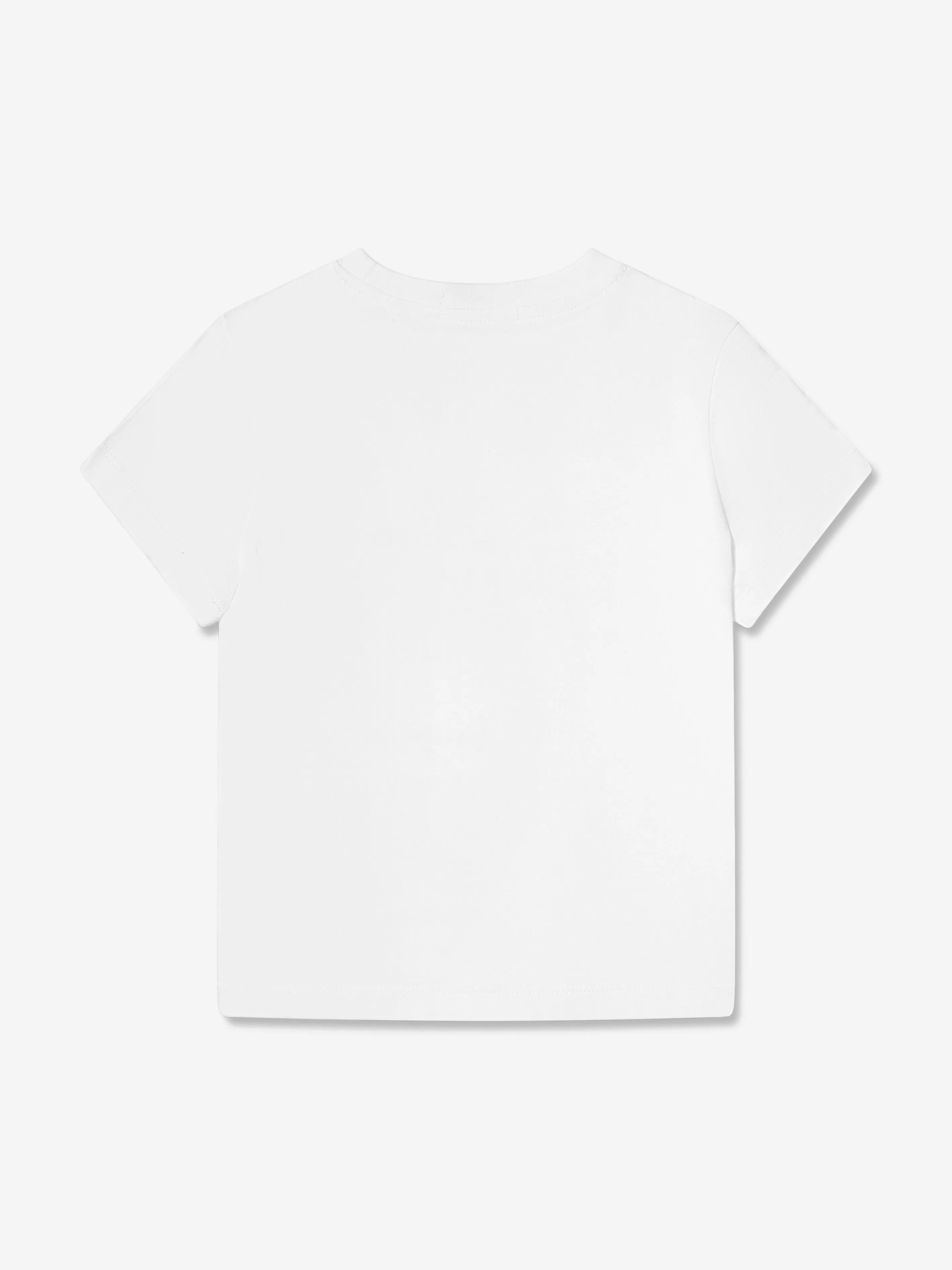 Calvin Klein Kids Monogram Logo T-Shirt in White
