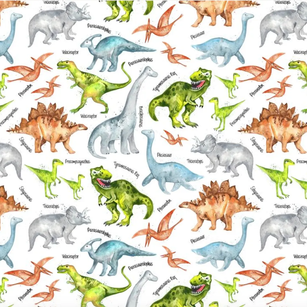 Diego Dino - Poppy Bouffant Surgical Hats