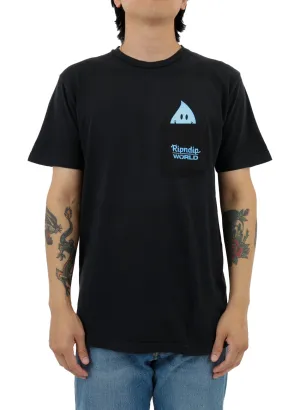 F U Wet Willy Pocket T-Shirt - Black