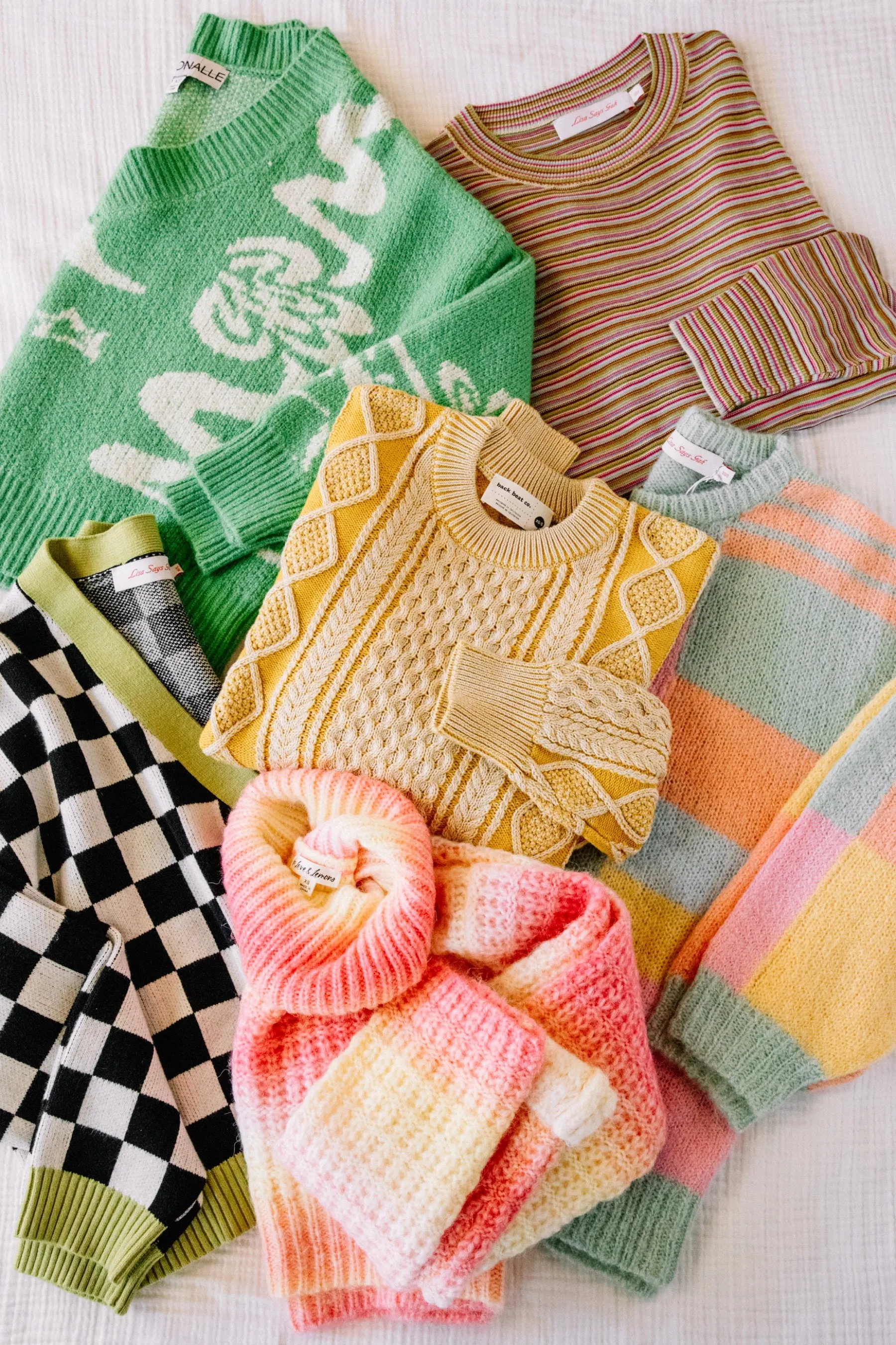 Green Cassett Sweater