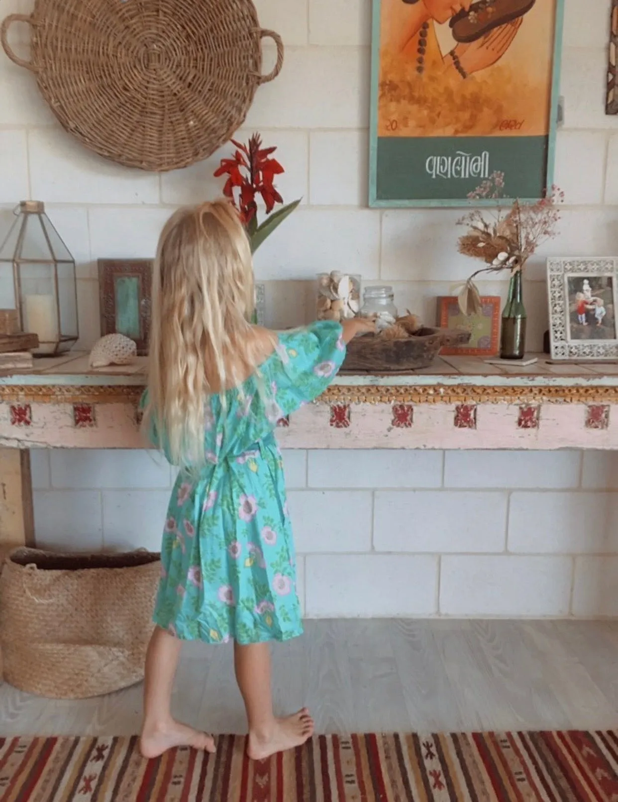 Hera Dress  Jade Dogwood Rose