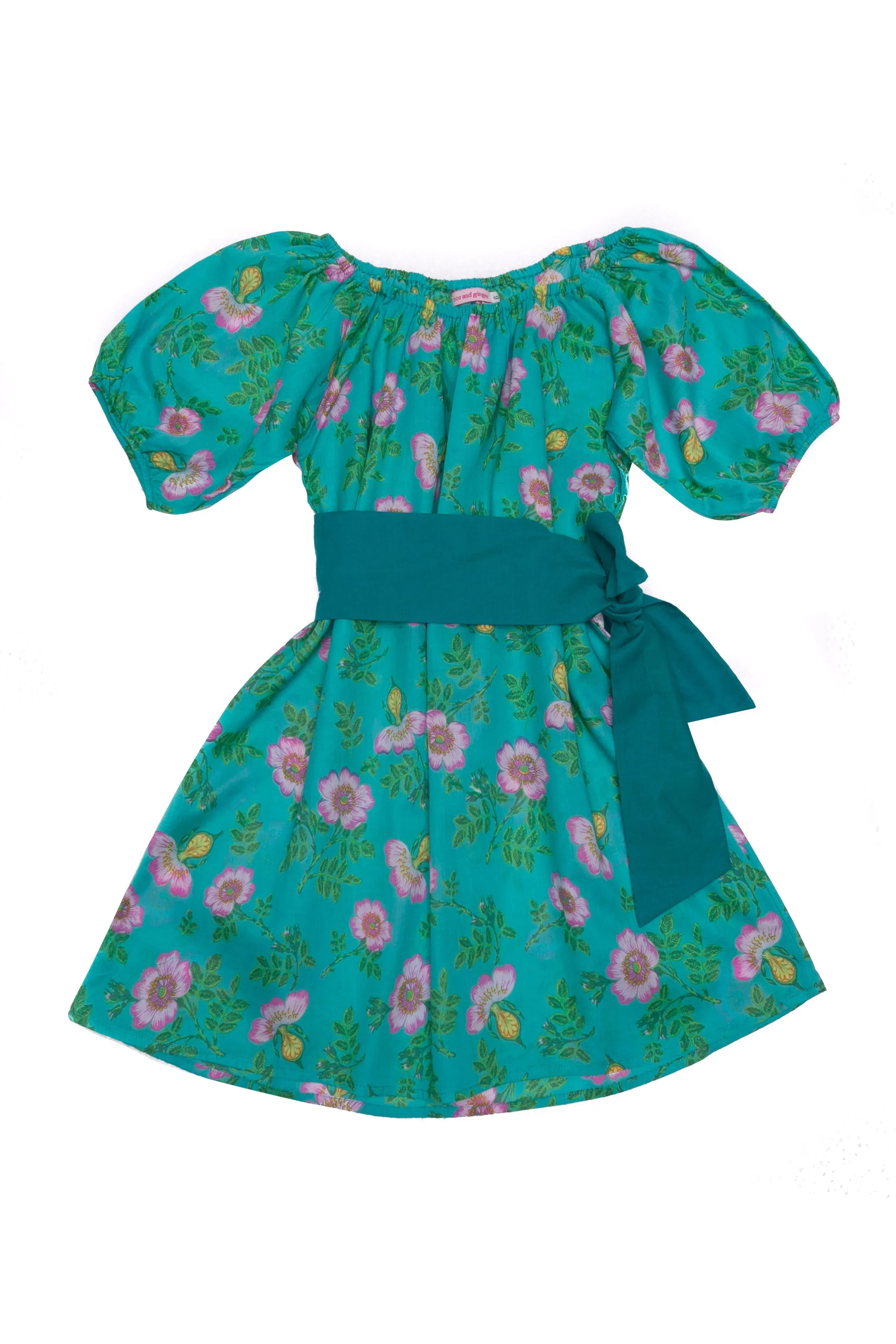 Hera Dress  Jade Dogwood Rose