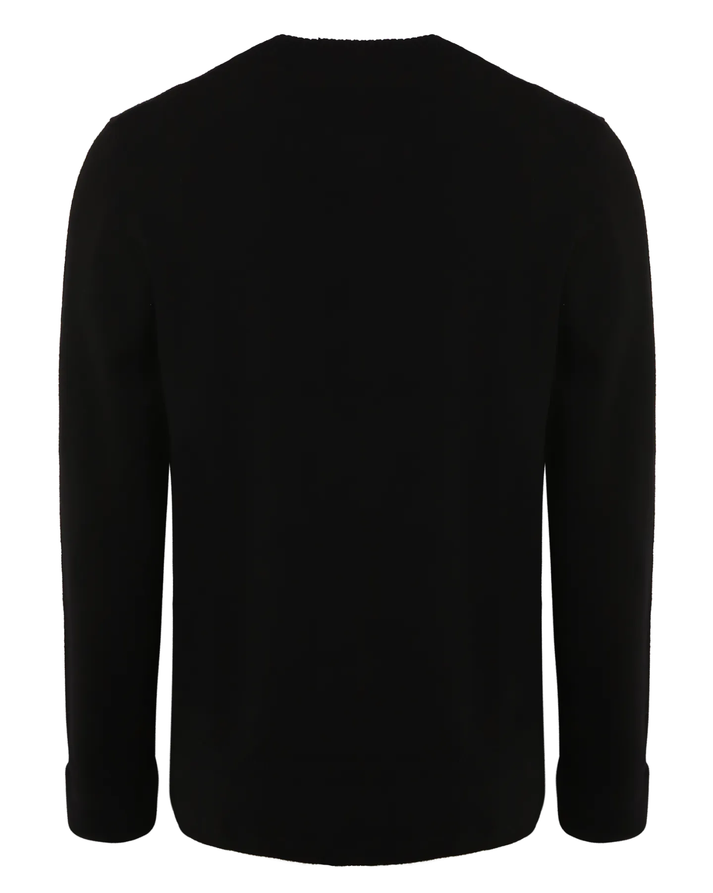 Heren Tufting Logo Knitwear Zwart