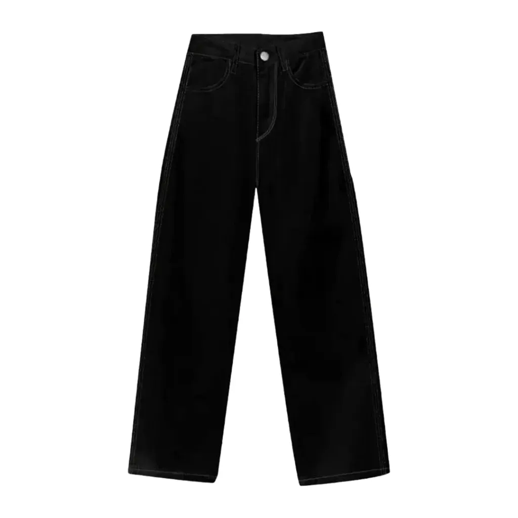 High rise women's jeans pants