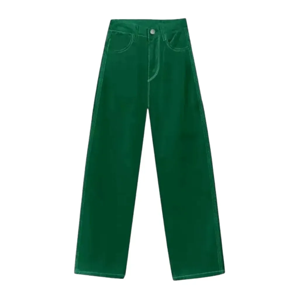 High rise women's jeans pants