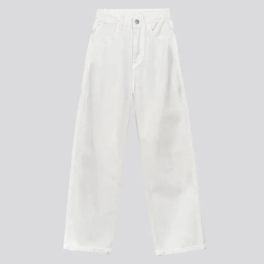 High rise women's jeans pants