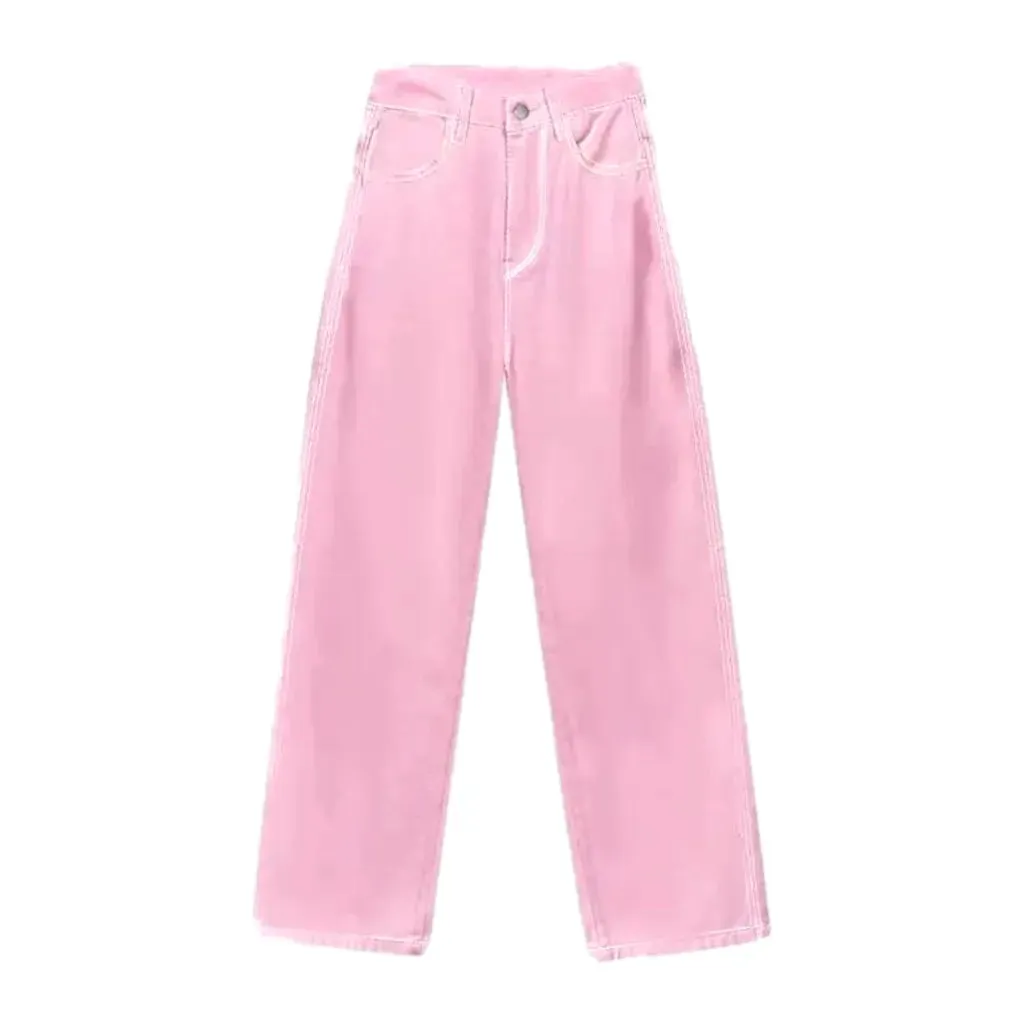High rise women's jeans pants