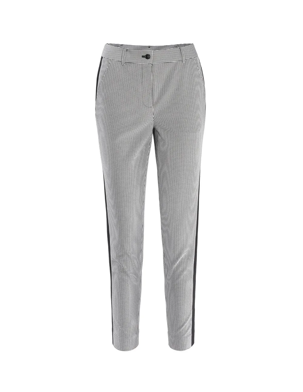 Houndstooth Straight Leg Pants