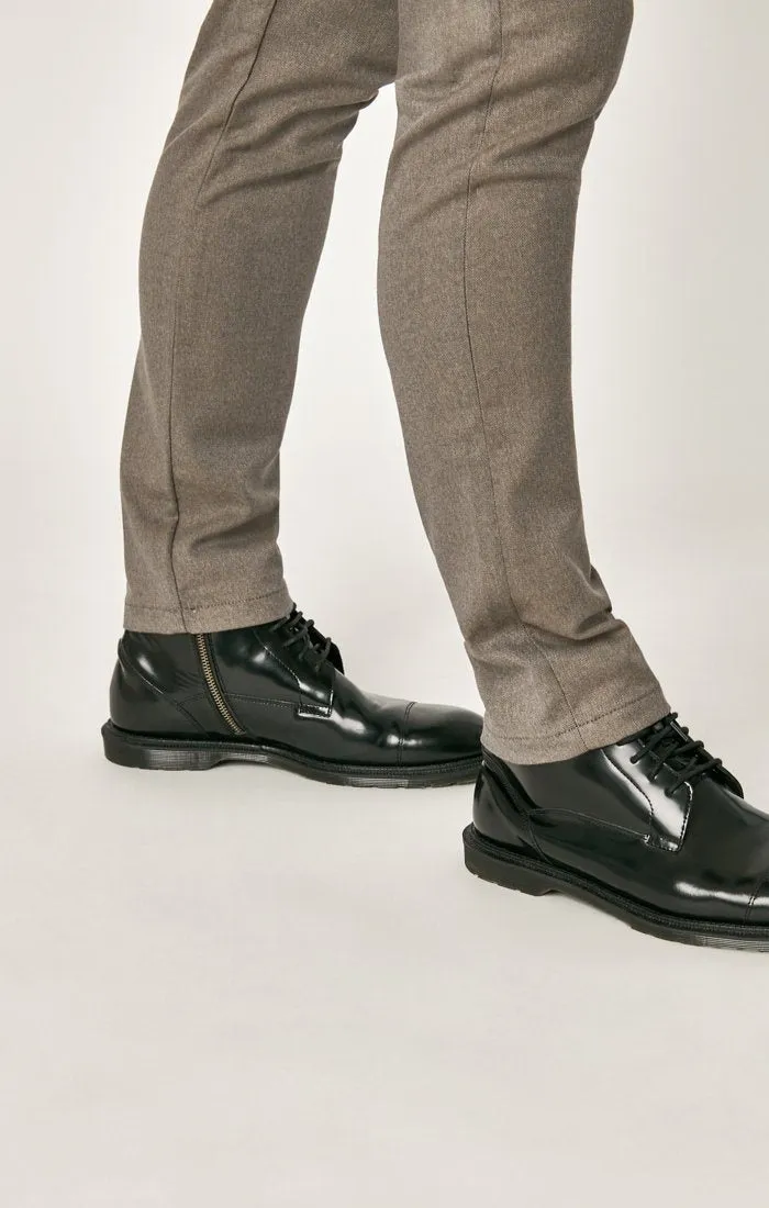 JOHNNY SLIM CHINO IN SAND FEATHER TWEED