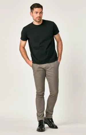 JOHNNY SLIM CHINO IN SAND FEATHER TWEED