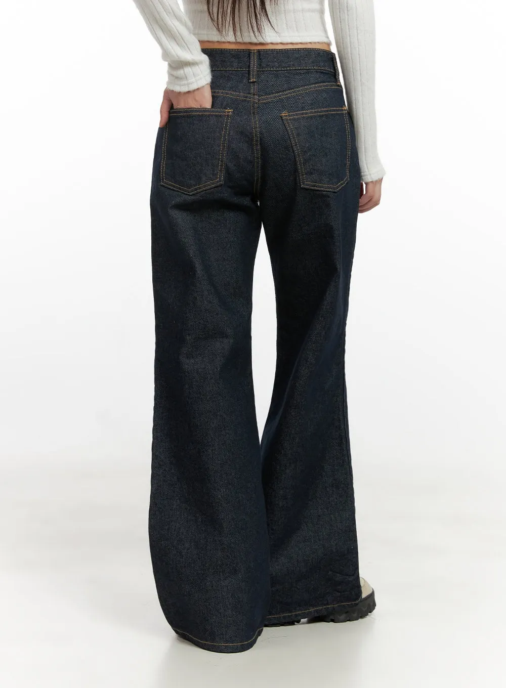 Lisa Cotton Comfort Wide Leg Jeans CN419