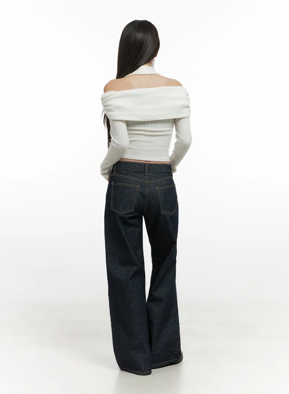 Lisa Cotton Comfort Wide Leg Jeans CN419