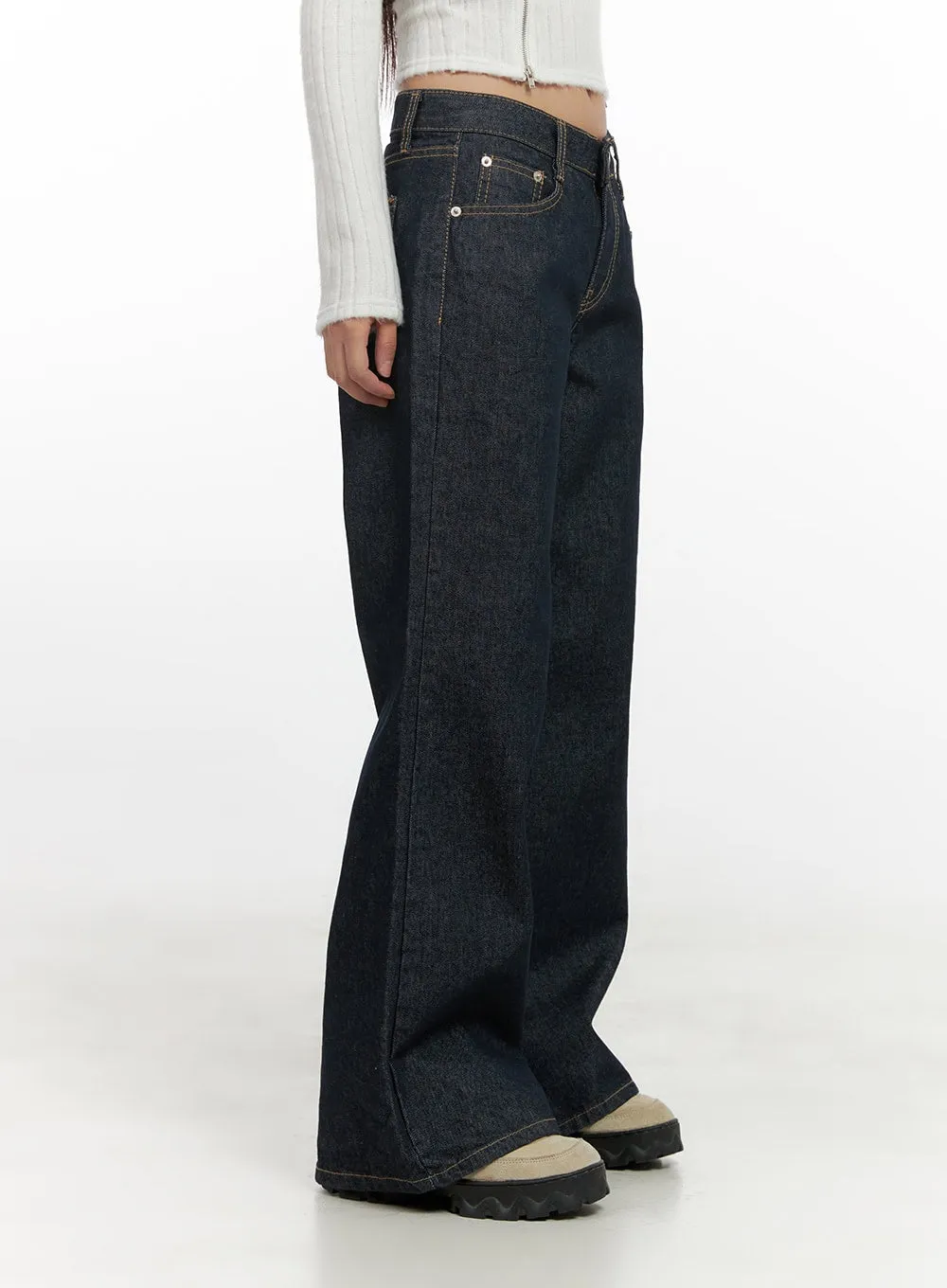 Lisa Cotton Comfort Wide Leg Jeans CN419