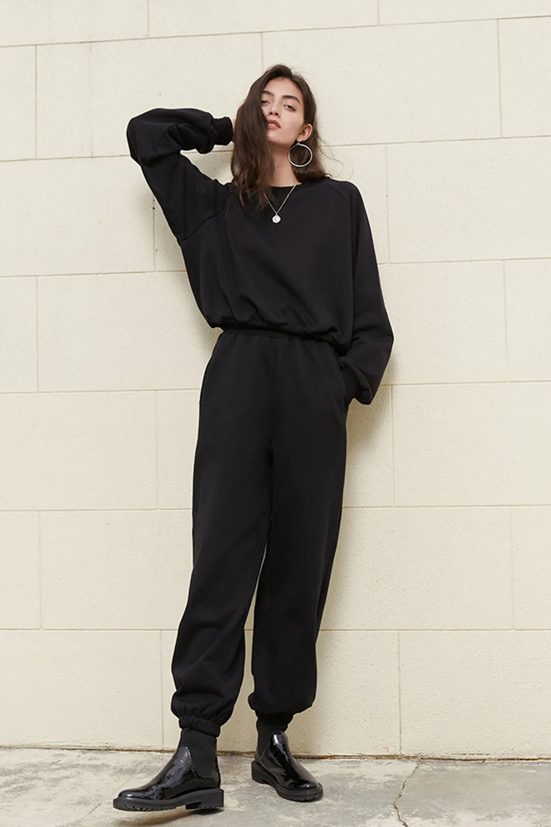 Loose all-match sweater | Loose waist sweater | Street beat waist sweater