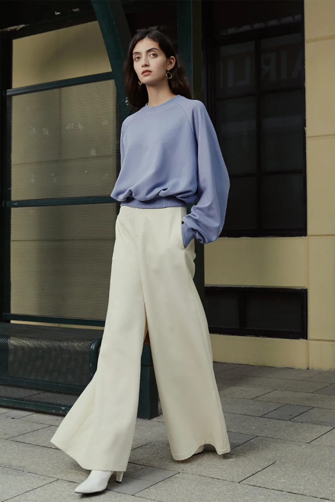 Loose all-match sweater | Loose waist sweater | Street beat waist sweater