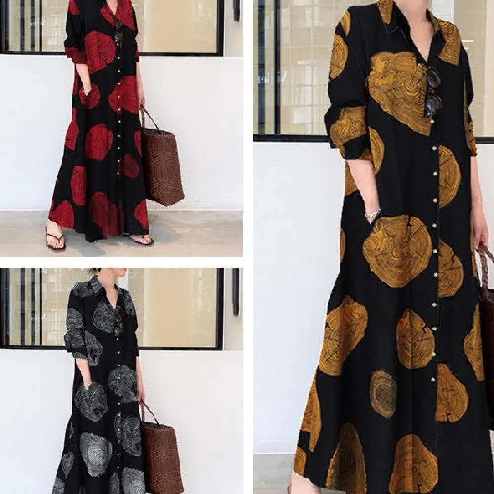 Loose Casual Long Shirt Dress