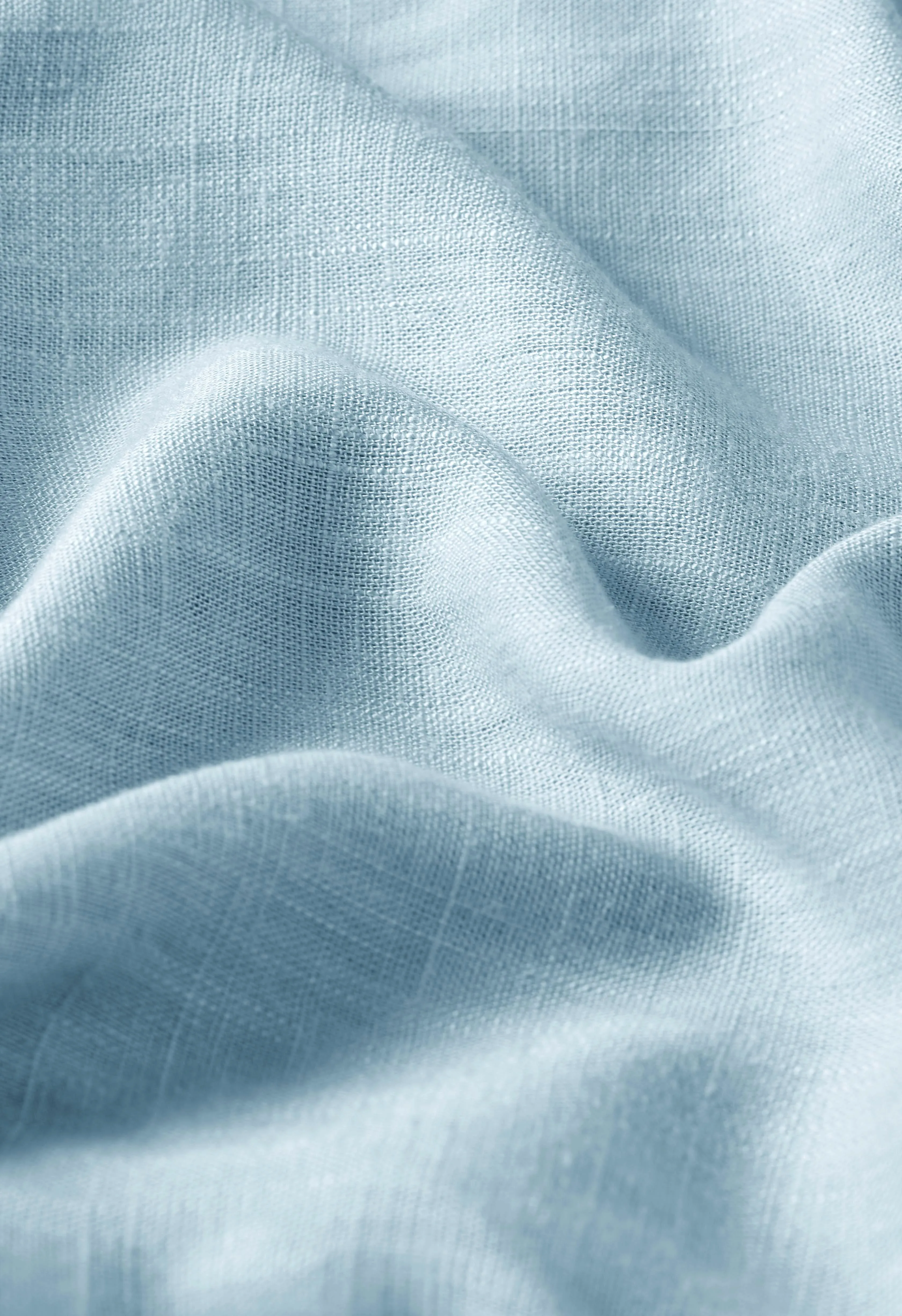 Loose Linen Dress | Misty Blue