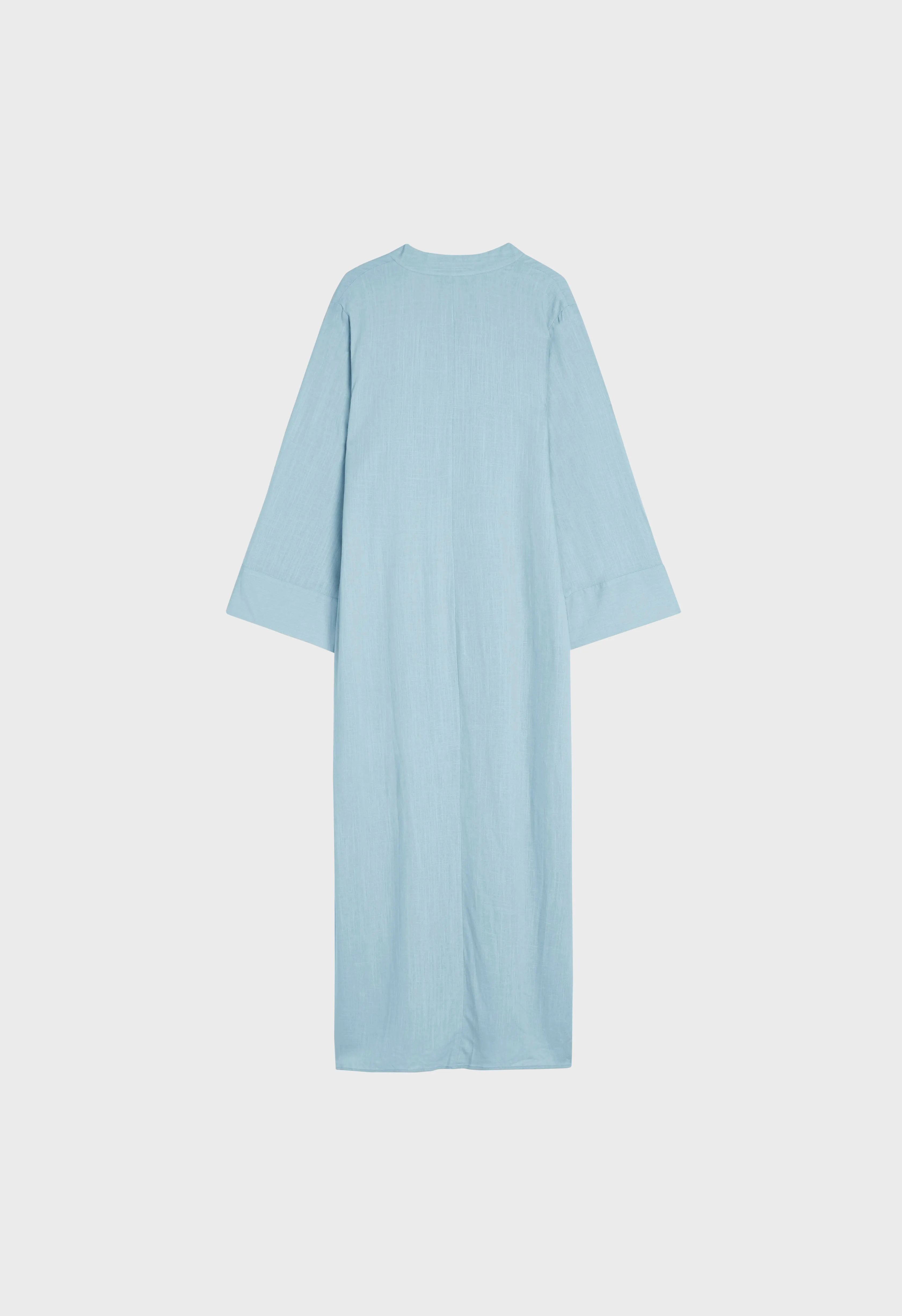 Loose Linen Dress | Misty Blue