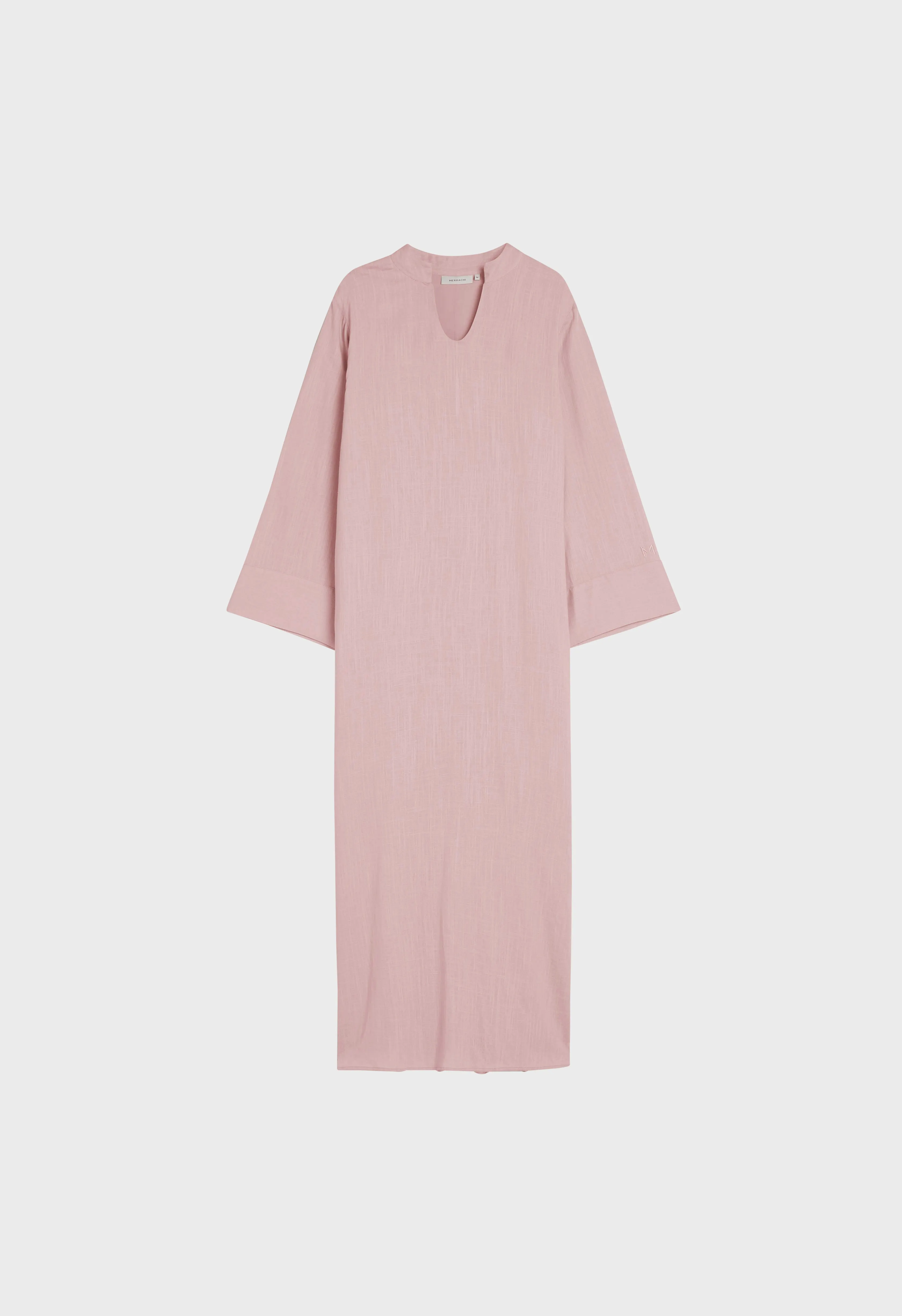 Loose Linen Dress | Rose Dust