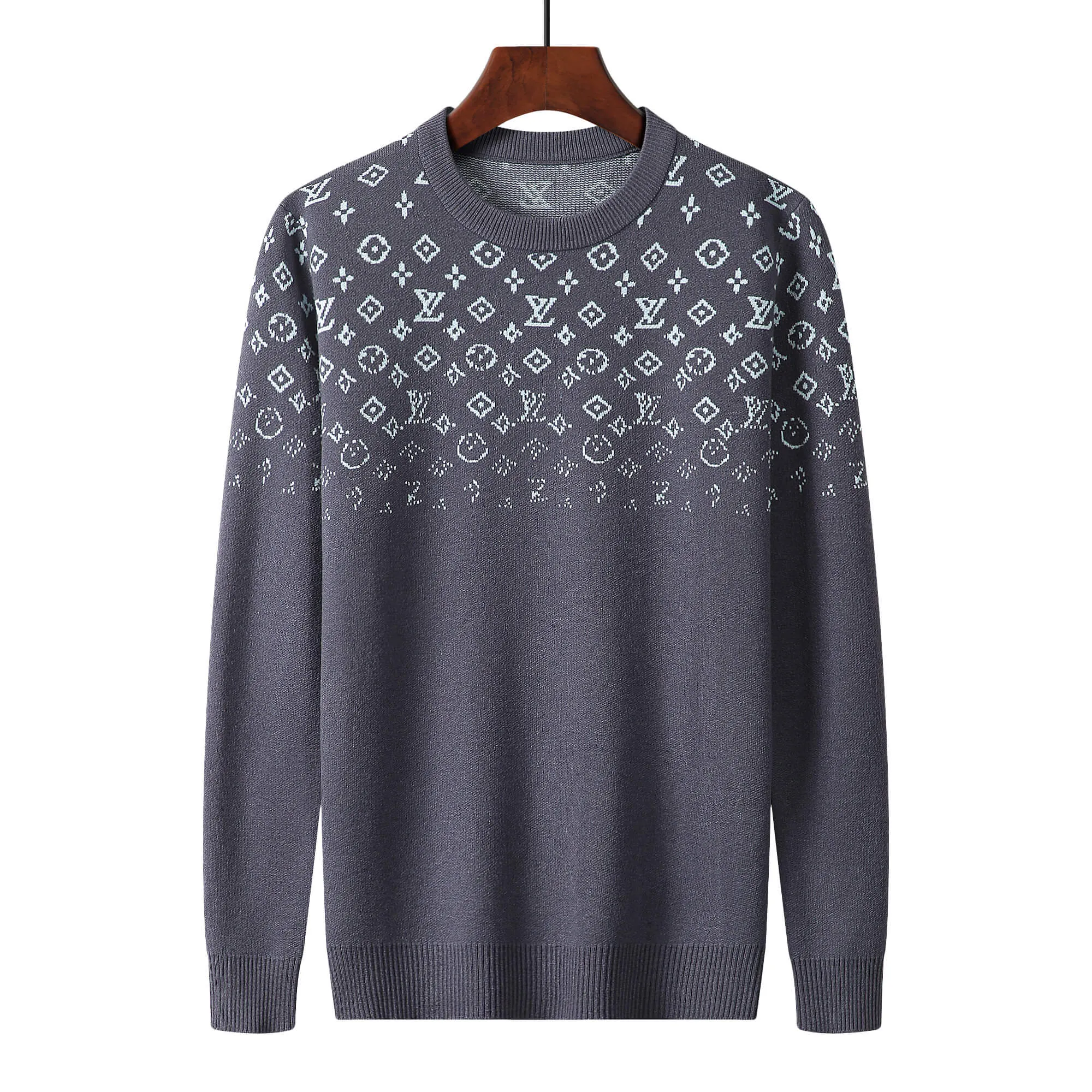 Louis Vuitton LV Gradient Monogram Grey-Blue Sweater
