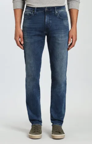 MARCUS SLIM STRAIGHT LEG IN FOREST BLUE WILLIAMSBURG
