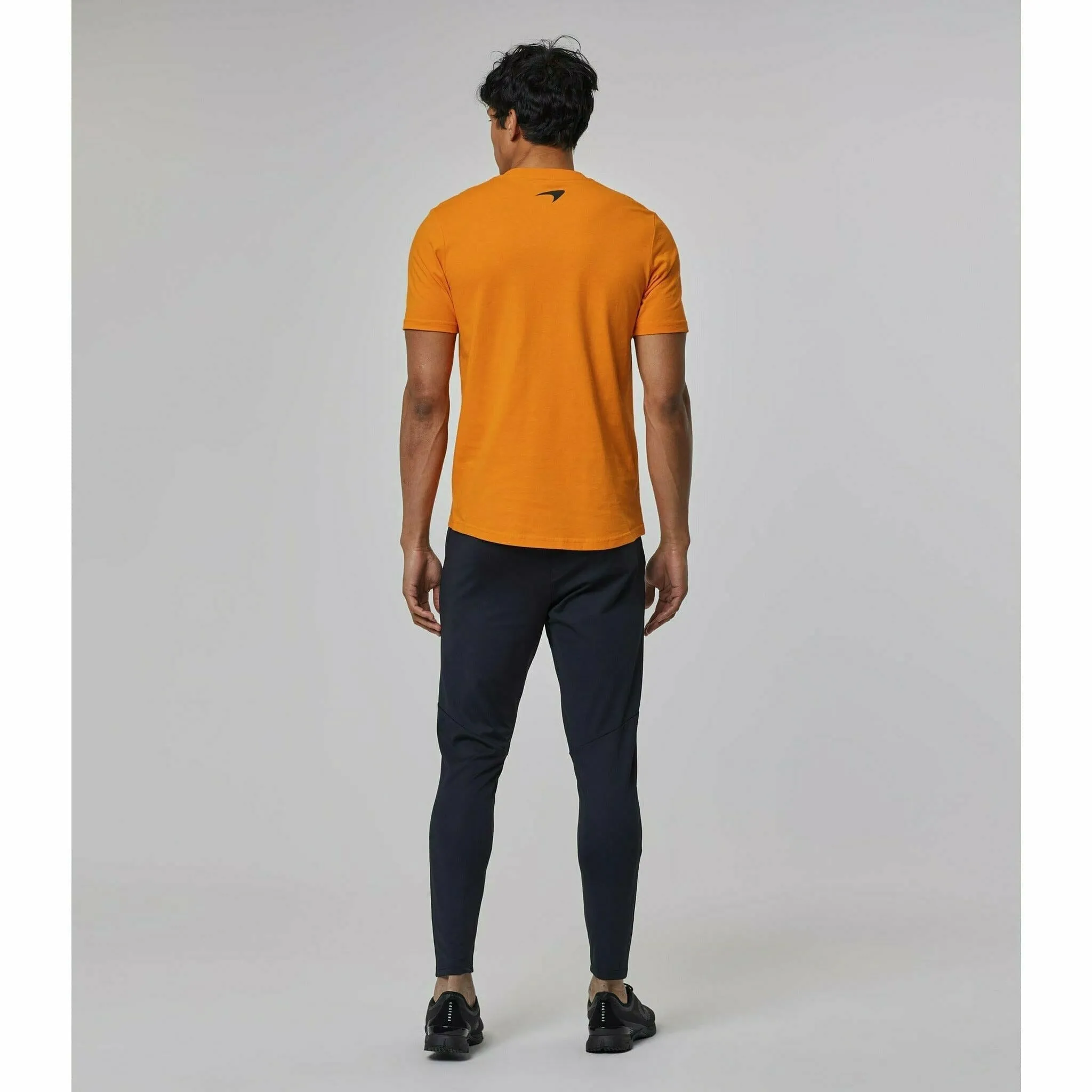 McLaren Indy Car Men's Core Logo Drivers T-Shirt -Papaya