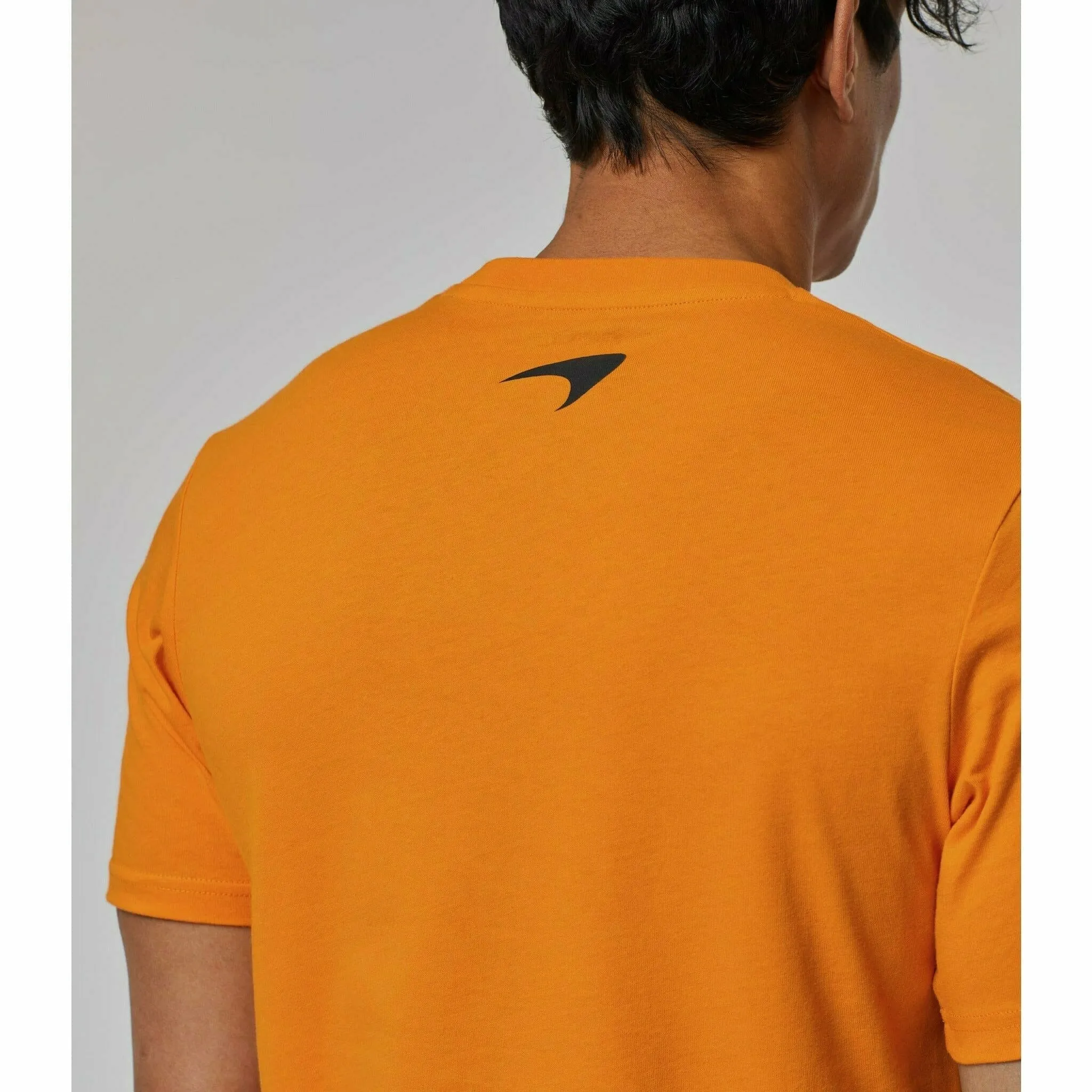 McLaren Indy Car Men's Core Logo Drivers T-Shirt -Papaya