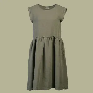 MENIQUE Smock Dress Cecilia Stone Green