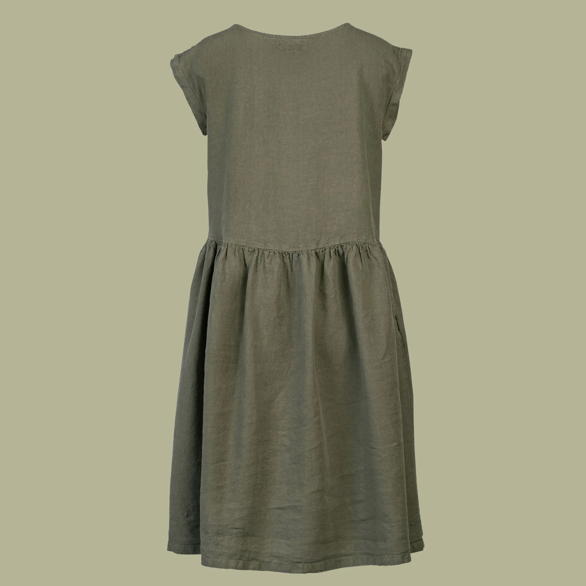 MENIQUE Smock Dress Cecilia Stone Green