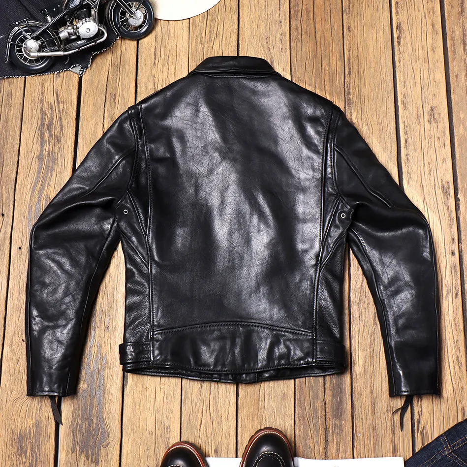 Men's 1950s Motorcycle Leather Jacket 613