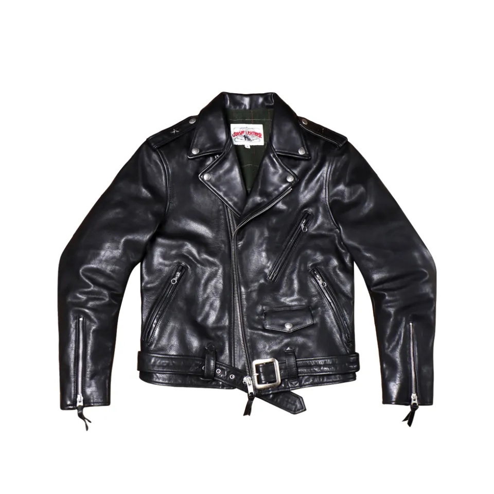 Men's 1950s Motorcycle Leather Jacket 613