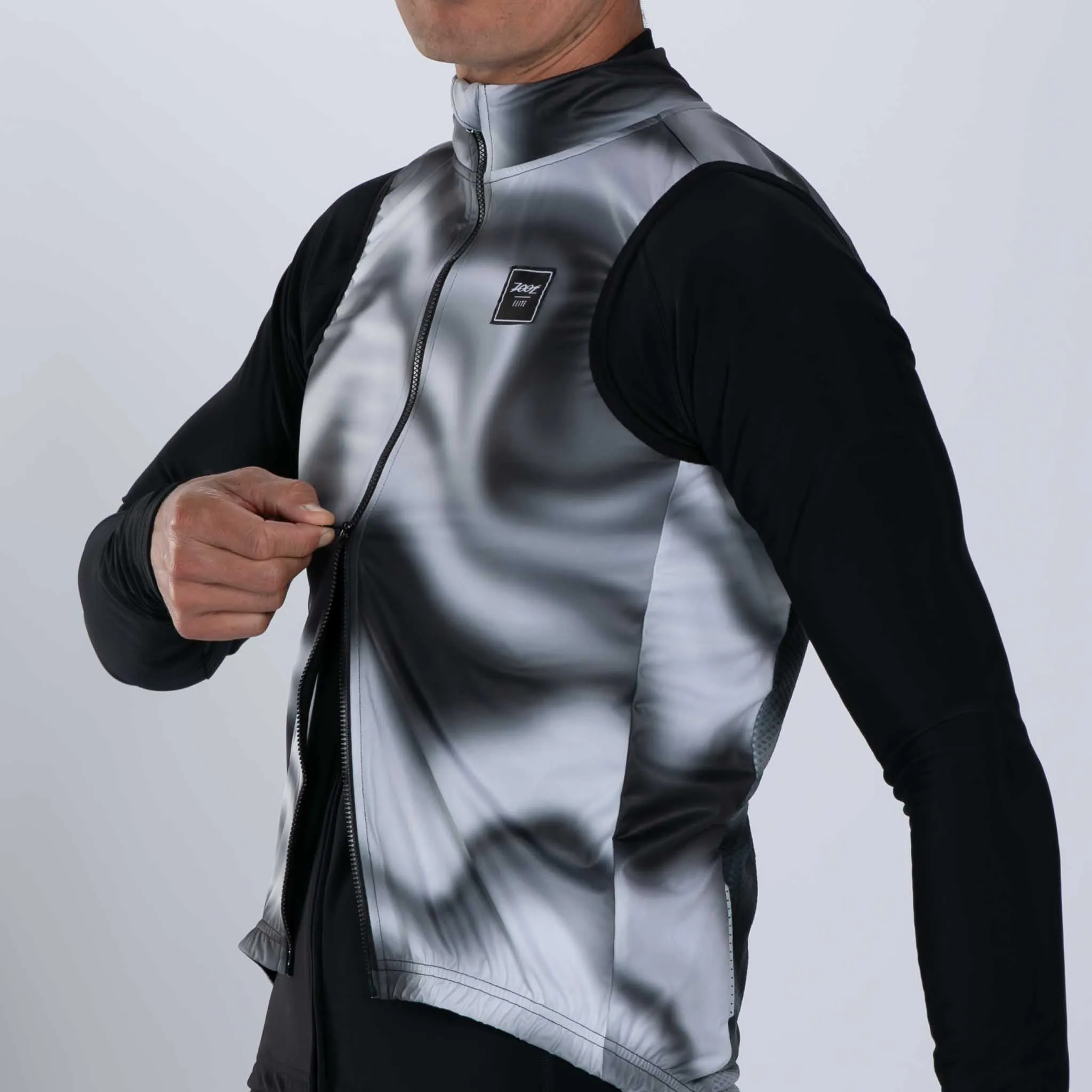 Mens Elite Cycle Vest - Blur