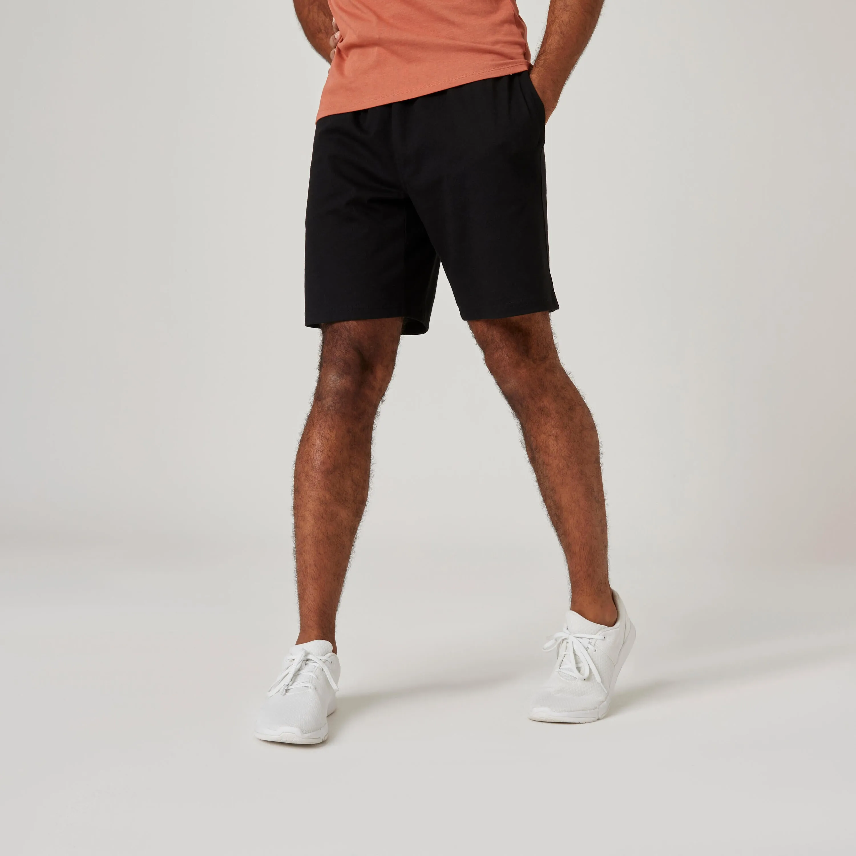 Men's shorts - 500 black DOMYOS, black