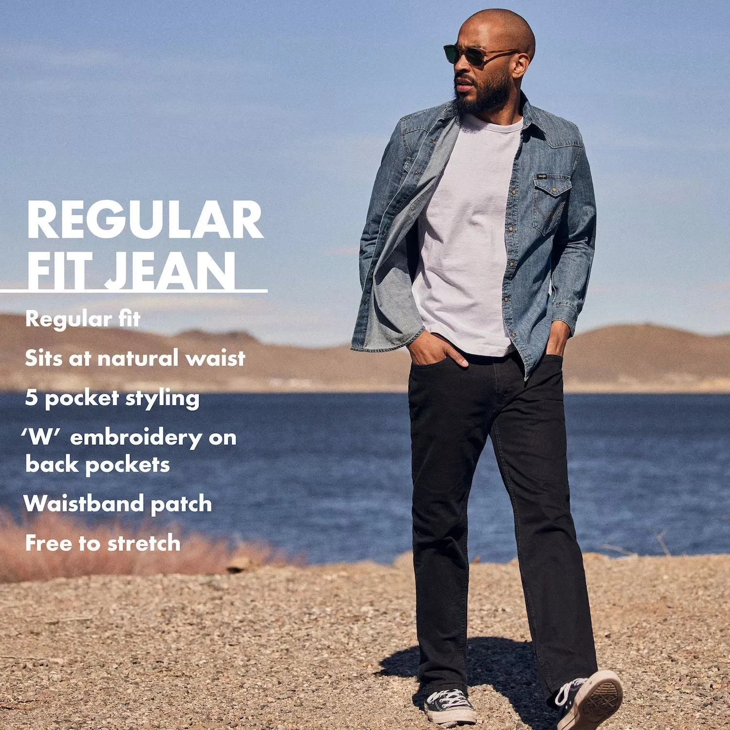 Men's Wrangler Regular Fit Comfort Jeans