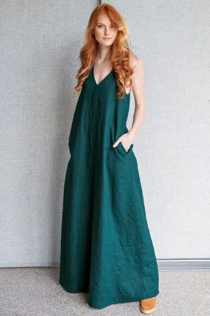 Minimalist Linen Sleeveless Dress