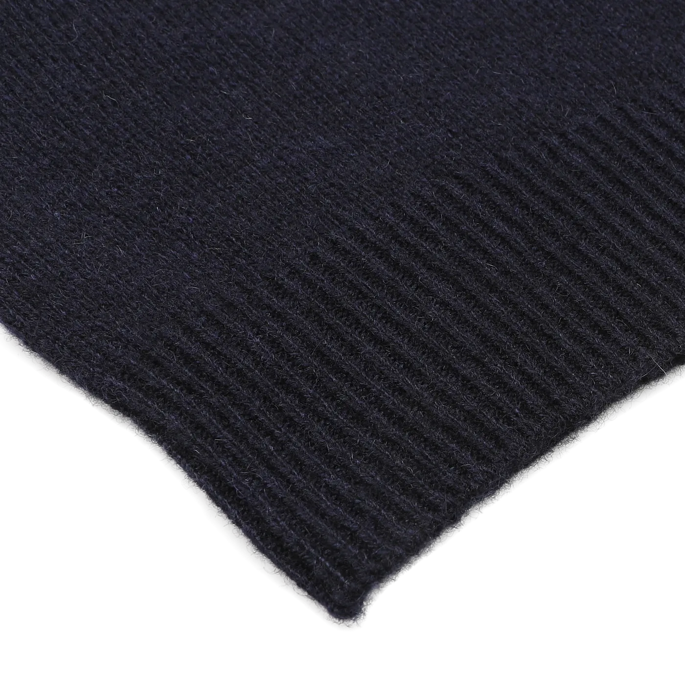 Navy Blue Cashmere Crewneck Sweater
