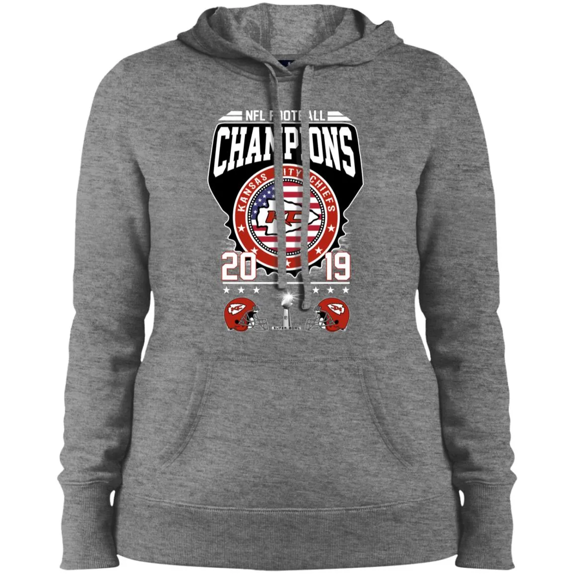 Nfl – Football Champions Kansas City Chiefs Super Bowl 2019 Women Hooded Sweatshirt