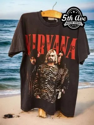 Nirvana Single Stitched Bootleg t shirt