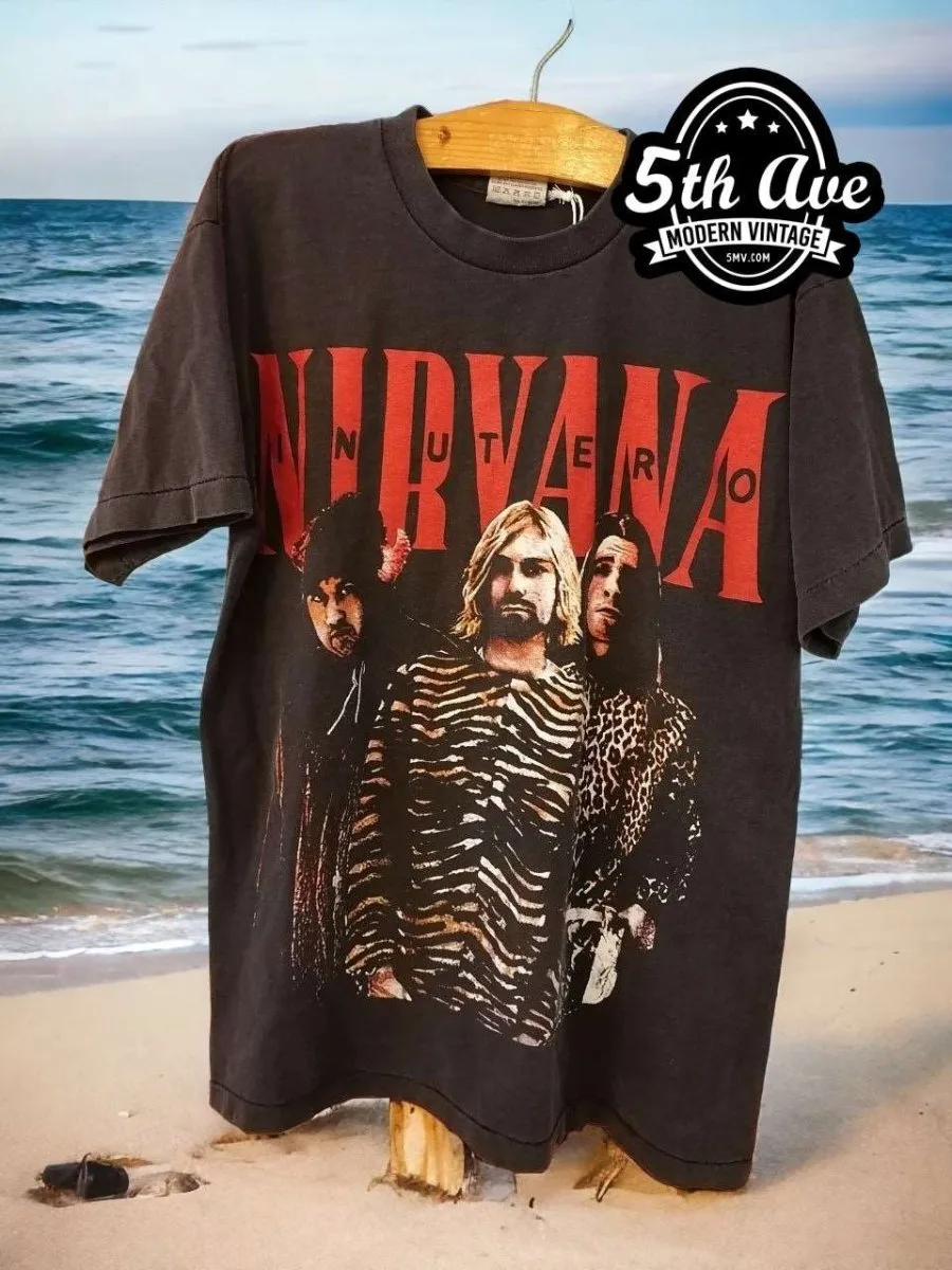Nirvana Single Stitched Bootleg t shirt