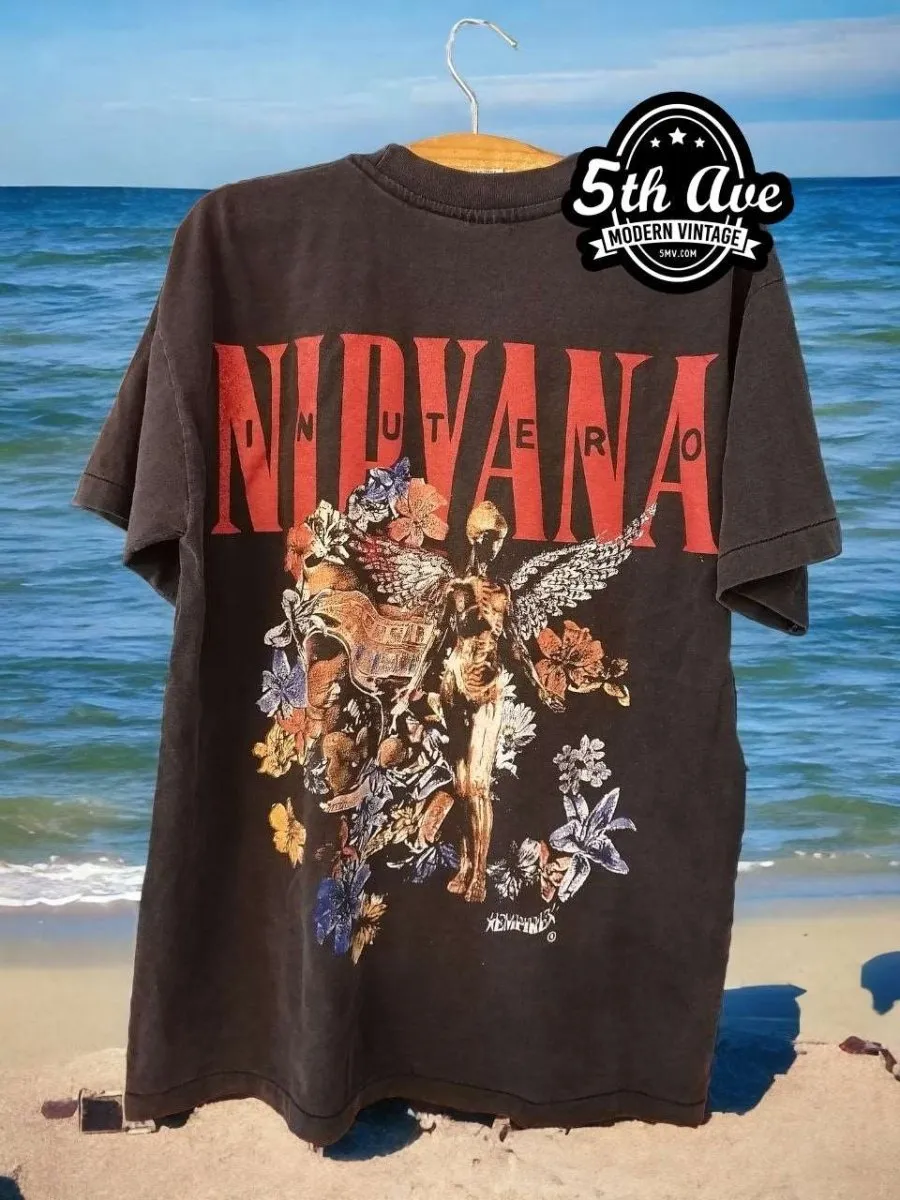 Nirvana Single Stitched Bootleg t shirt