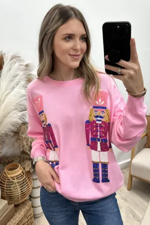 Nutcracker Sweater (Baby Pink)