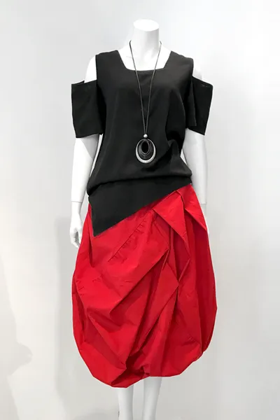 O.P.S. Top in Black Papyrus