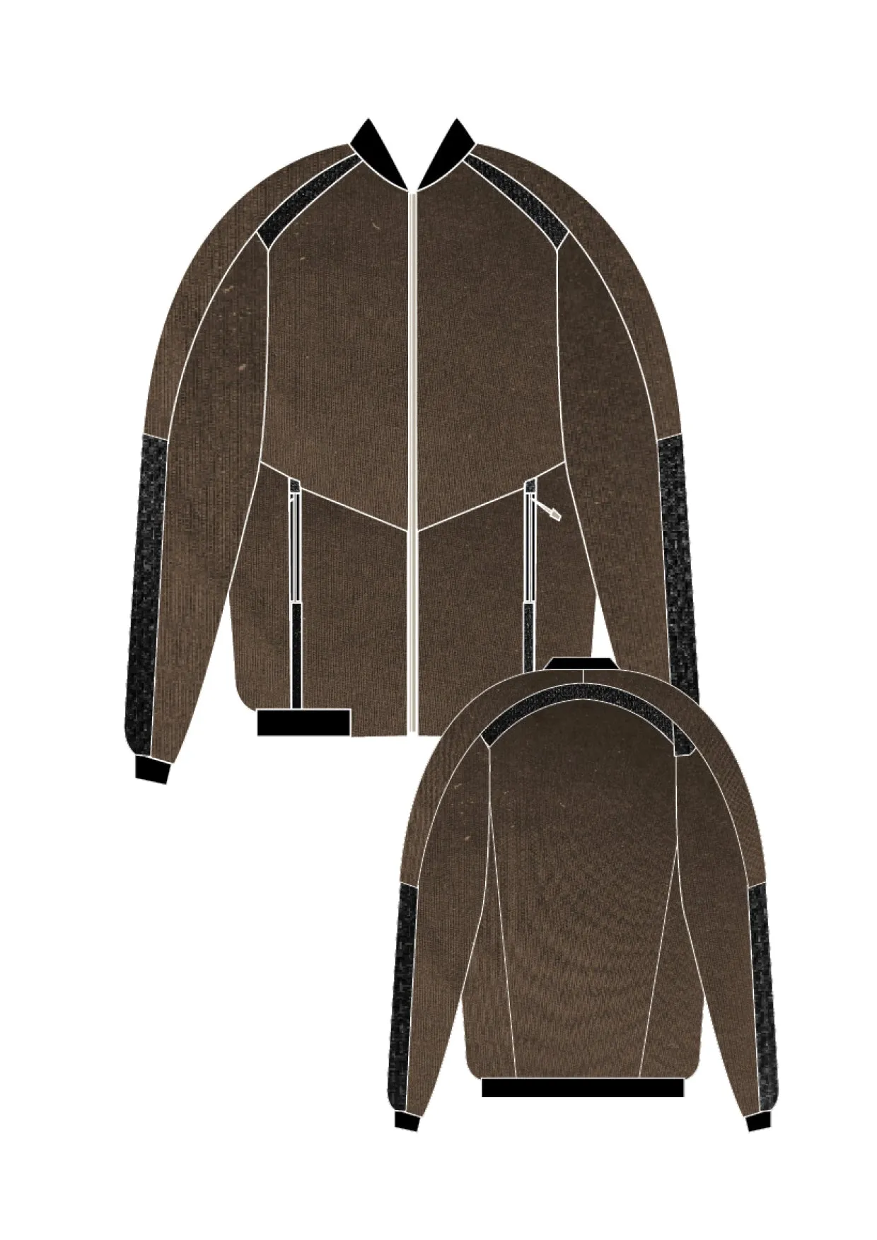 PILOT JACKET - SOFT OUTERWEAR - hazel