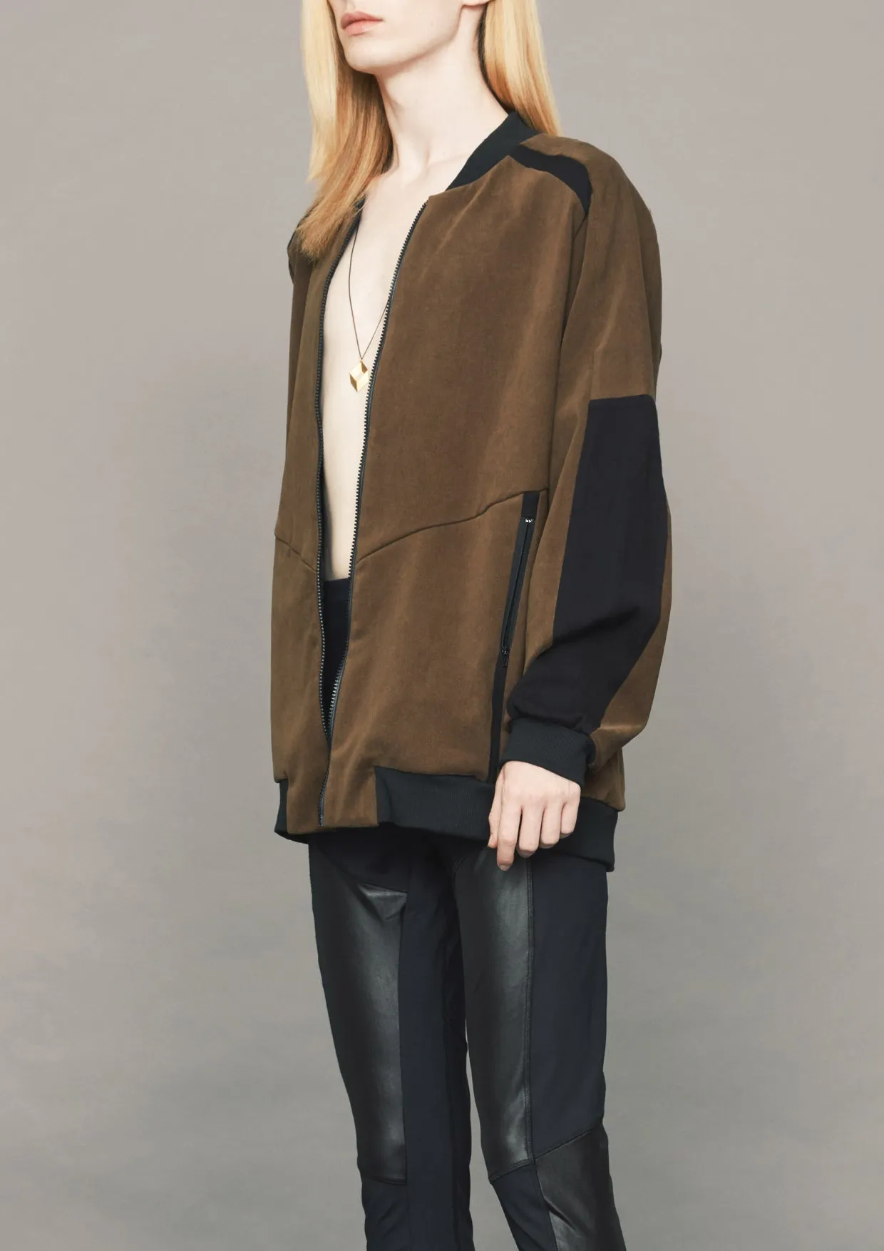 PILOT JACKET - SOFT OUTERWEAR - hazel