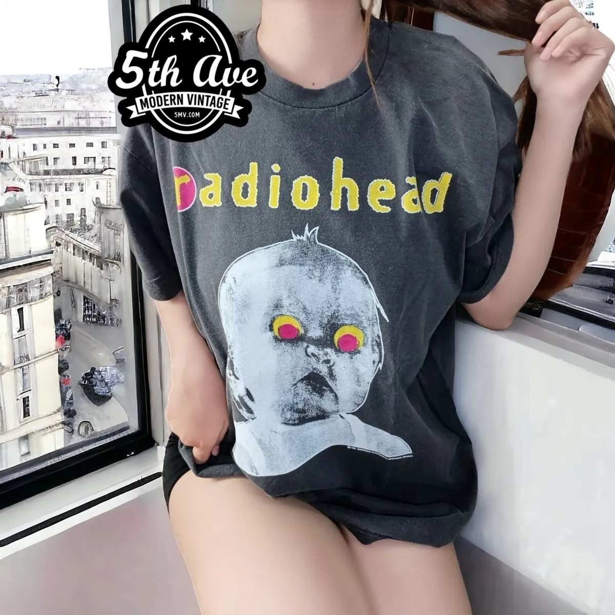 Radiohead Pablo Honey Tour 1993 Black t shirt: A Vintage Classic